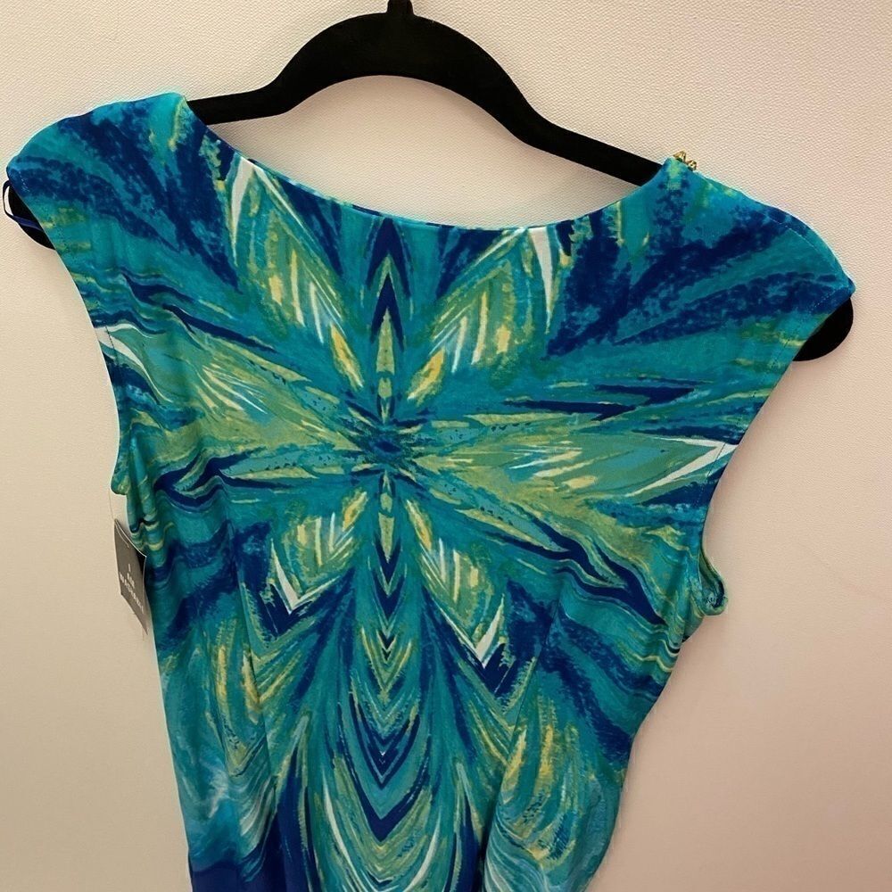 Sandra Darren Women’s printed necklace Dress 12 - Picture 6 of 9